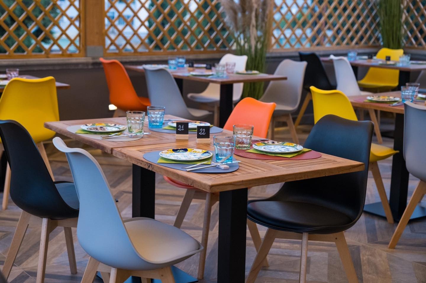 Dehor esterno del ristorante Donna Anna